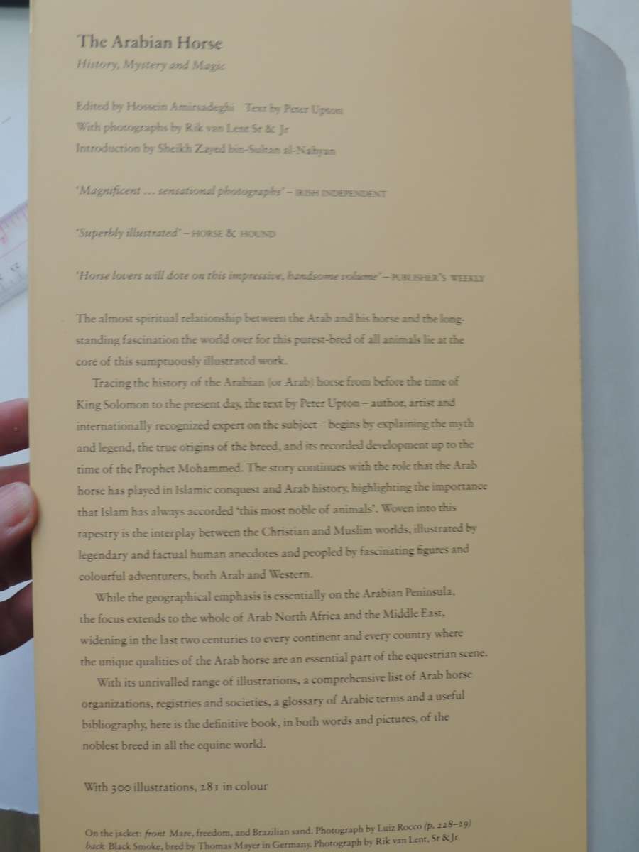 The Arabian Horse: History, Mystery And Magic - ed Hossein Amirsadeghi