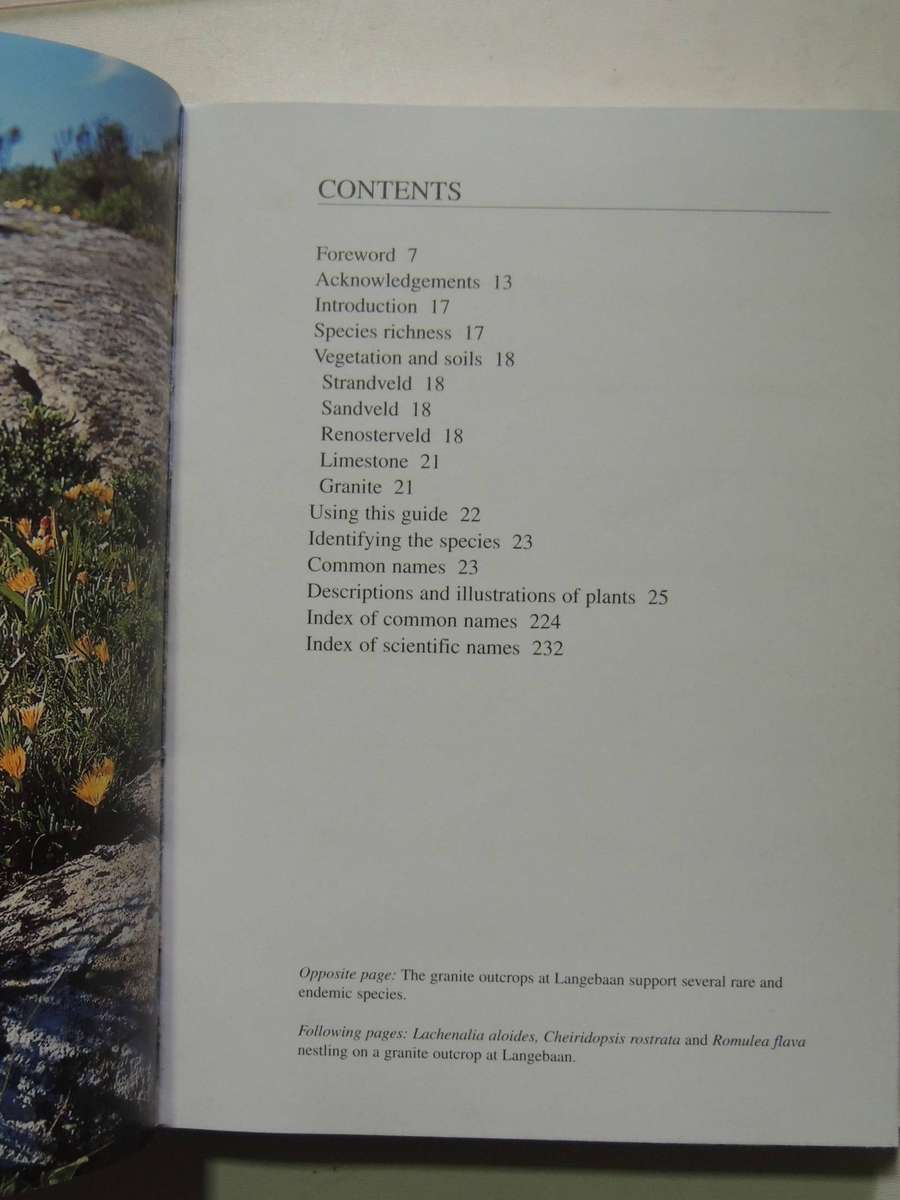 South African Wild Flower Guide 7: West Coast- John Manning & Peter Goldblatt