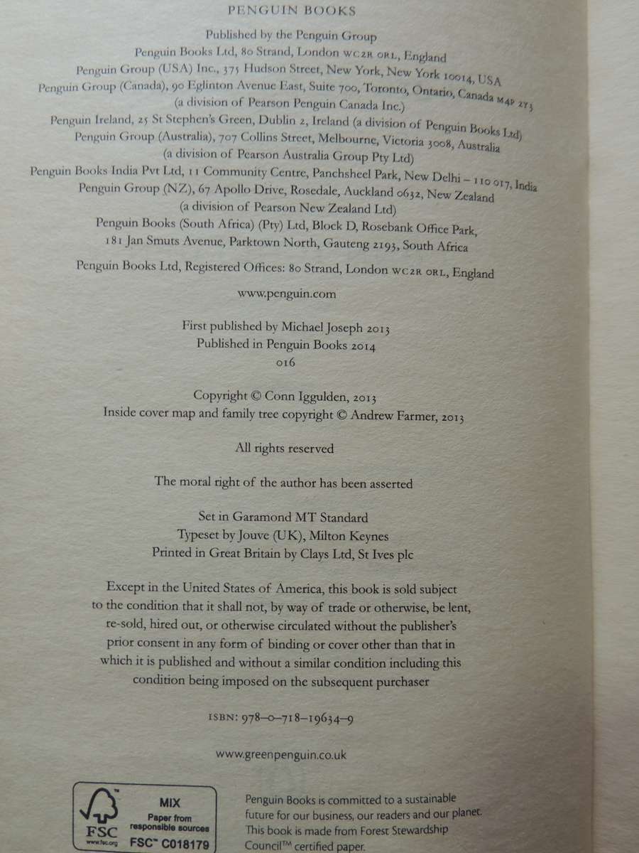 Wars of the Roses - Stormbird, Trinity, Bloodline - Conn Iggulden