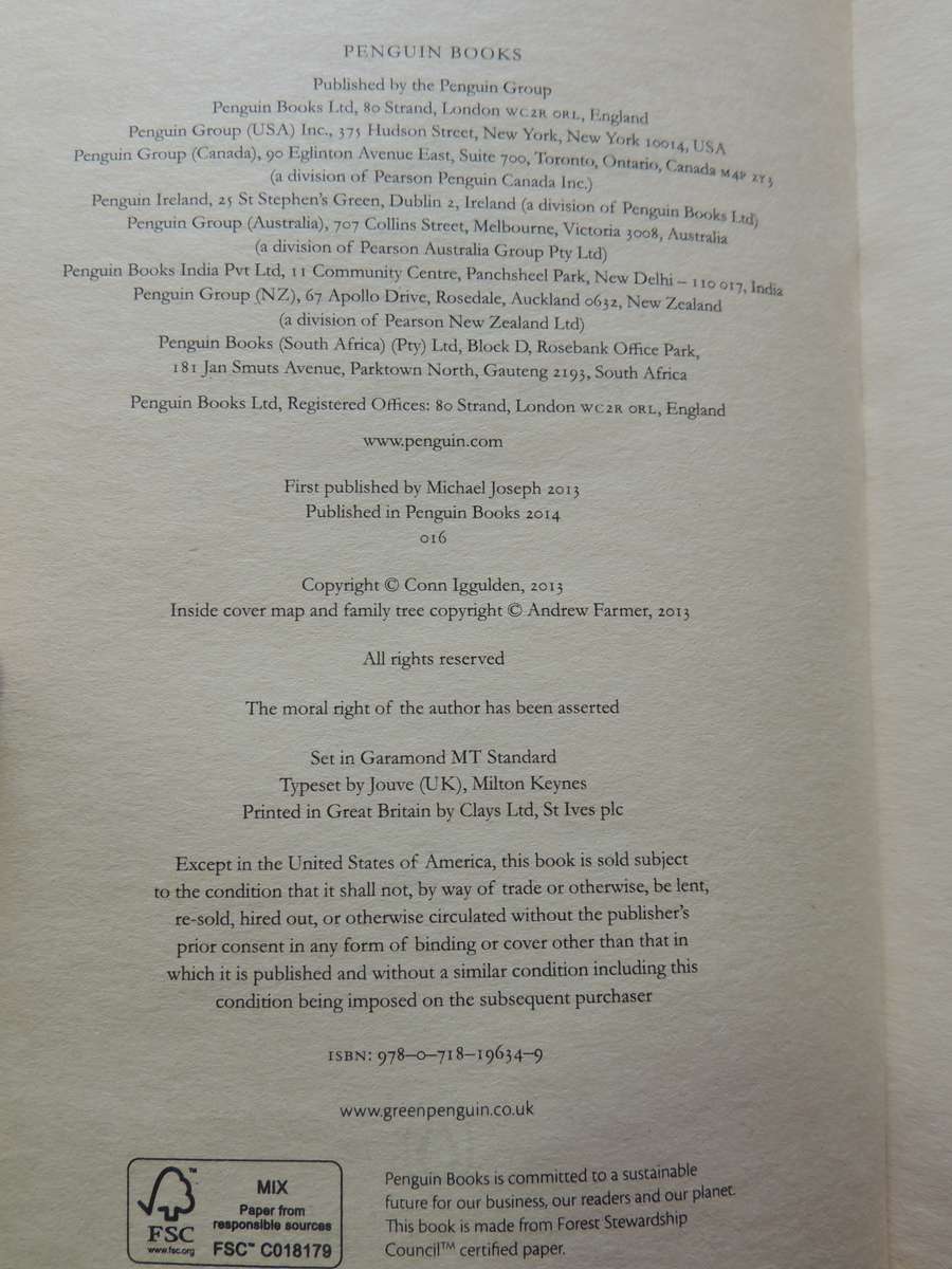 Wars of the Roses - Stormbird, Trinity, Bloodline - Conn Iggulden