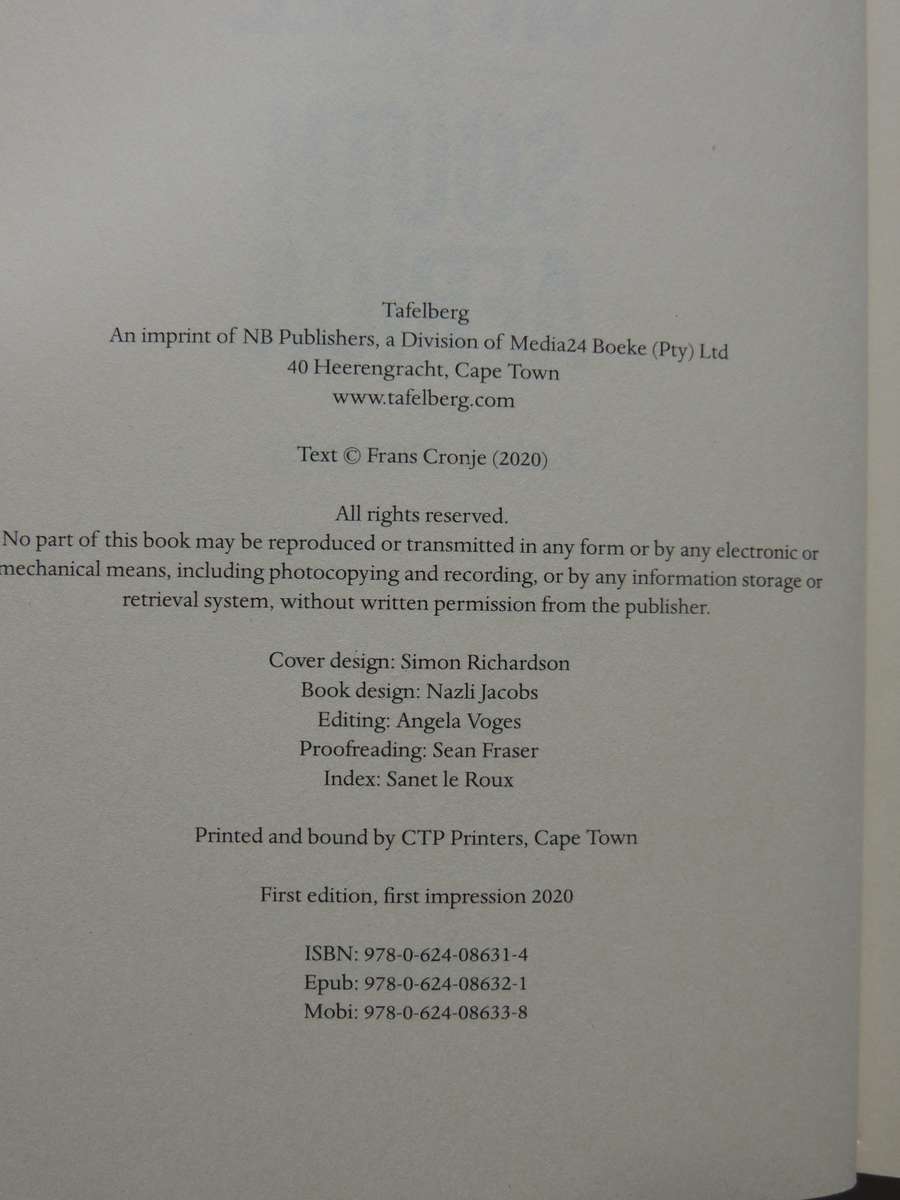 The Rise Or Fall Of South Africa -  Frans Cronje