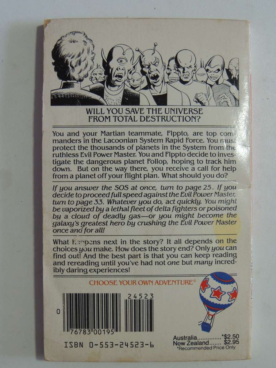 War with the Evil Power Master - Choose Your Own Adventure 37 - R.A. Montgomery  1984