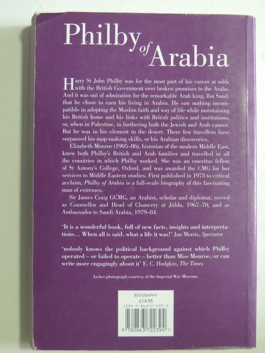 Philiby Of Arabia - Elizabeth Monroe
