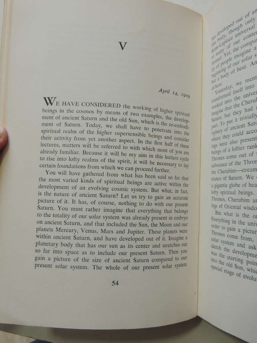 The Spiritual Hierarchies, Reflection in Physical World, Ten Lectures Dusseldorf 1909Rudolf Steiner