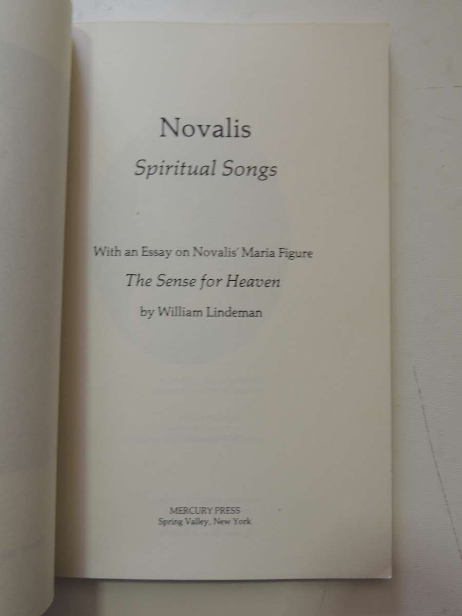 Novalis, Spiritual Songs - William Lindeman