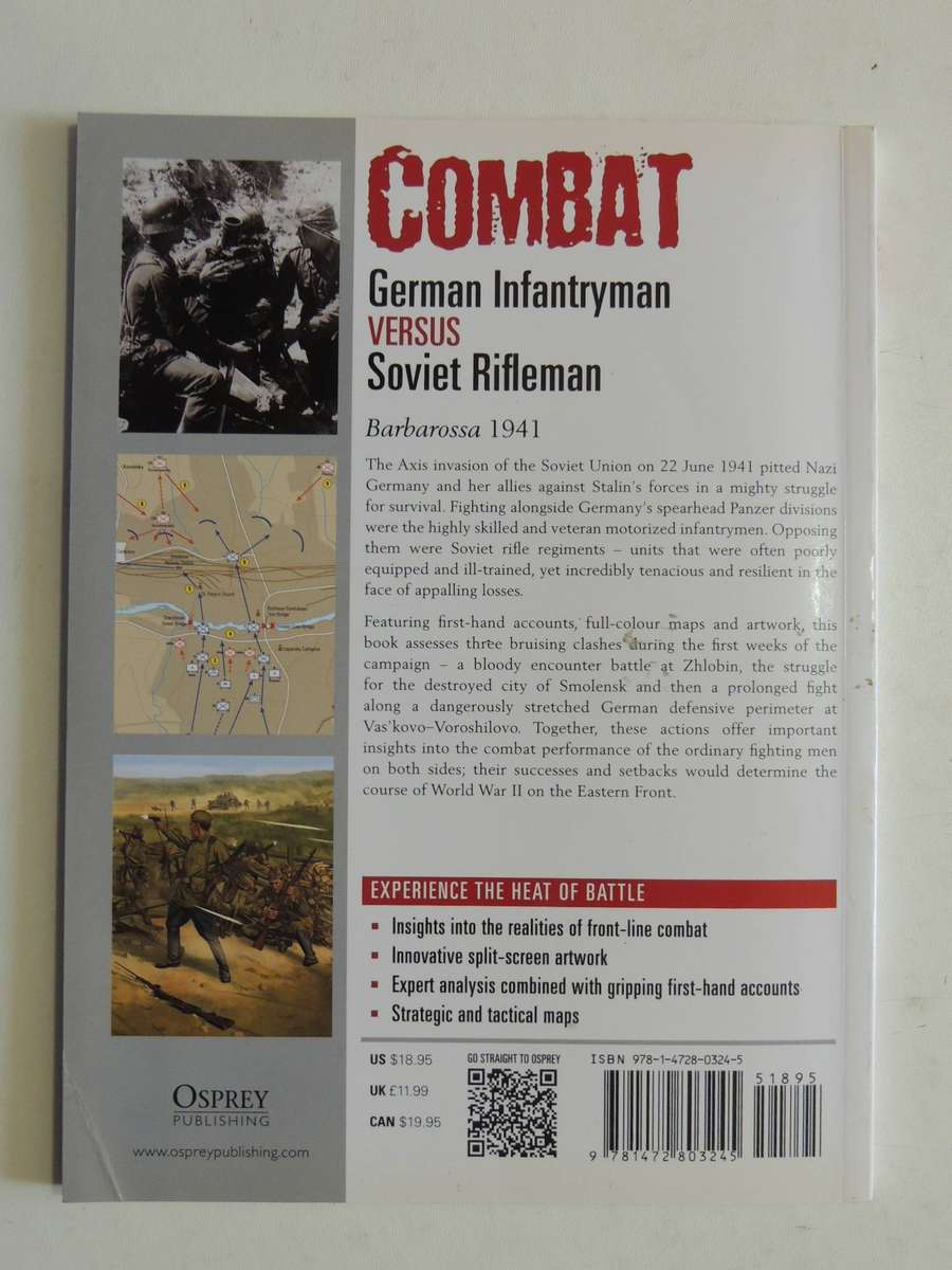 Combat 7: Barbarossa 1941 German Infantryman Versus Soviet Infantryman-  David Campbell