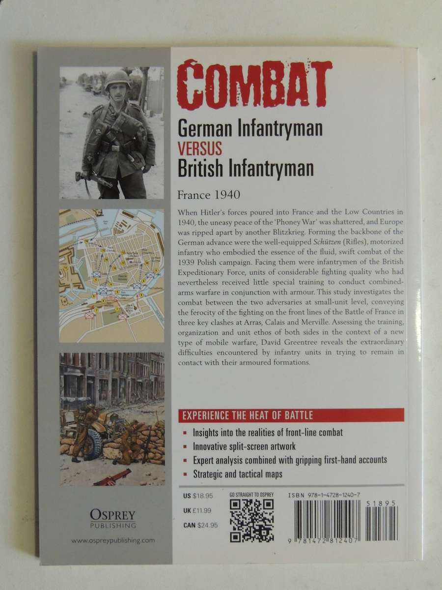 Combat 14: France 1940 German Infantryman Versus British Infantryman - David Greentree