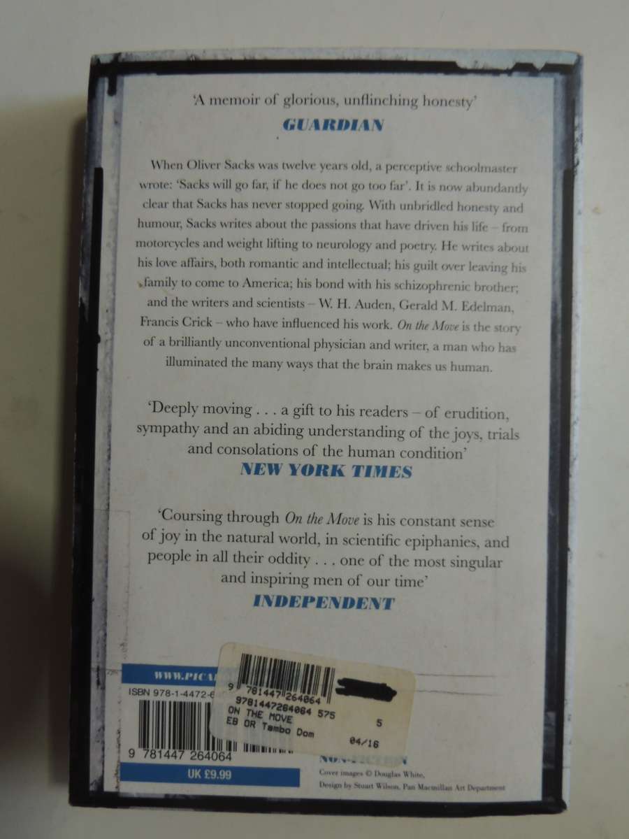 On The Move - A Life- Oliver Sacks