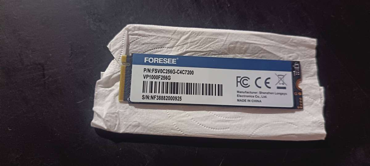 256gb SSD M.2 2280 PCLe NVME