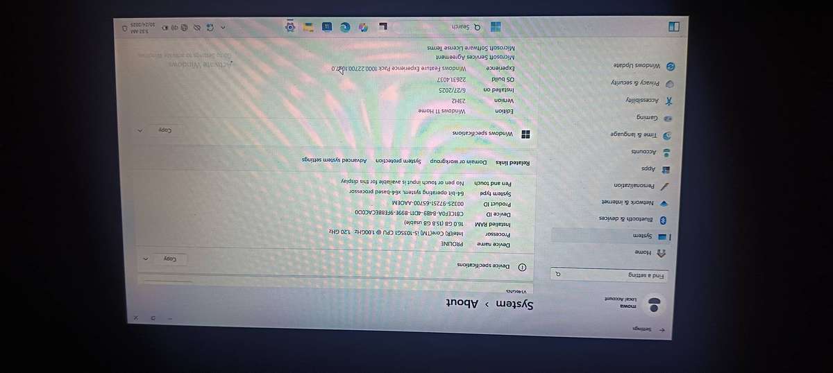 Proline V14 14" i5-1035G7 512GB PCIe NVMe SSD Laptop