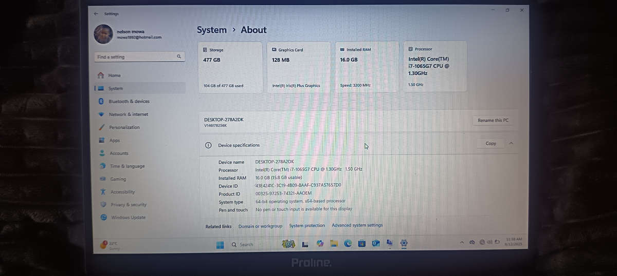 Proline 14 Intel® Core i7