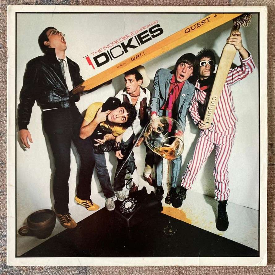Dickies - The Incredible Shrinking Dickies LP/Album (1979 US import - yellow vinyl) VG/VG+