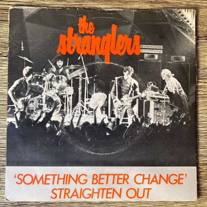 The Stranglers - Something Better Change / Straighten Out 7"/single (1977 UK import) VG+/VG