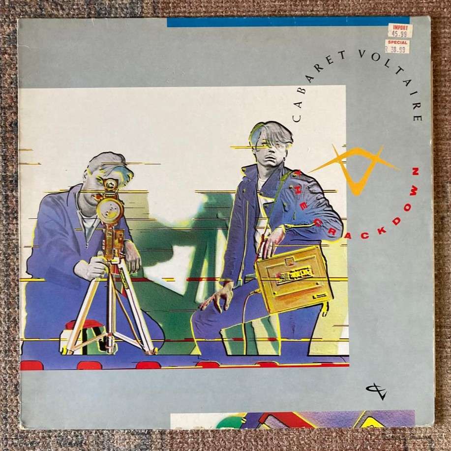Cabaret Voltaire - The Crackdown LP/Album (1986 UK import) VG+/VG+