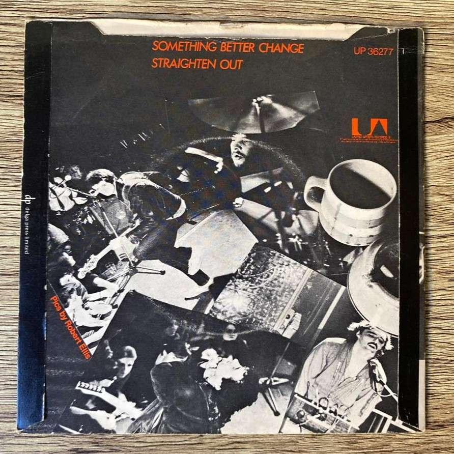 The Stranglers - Something Better Change / Straighten Out 7"/single (1977 UK import) VG+/VG