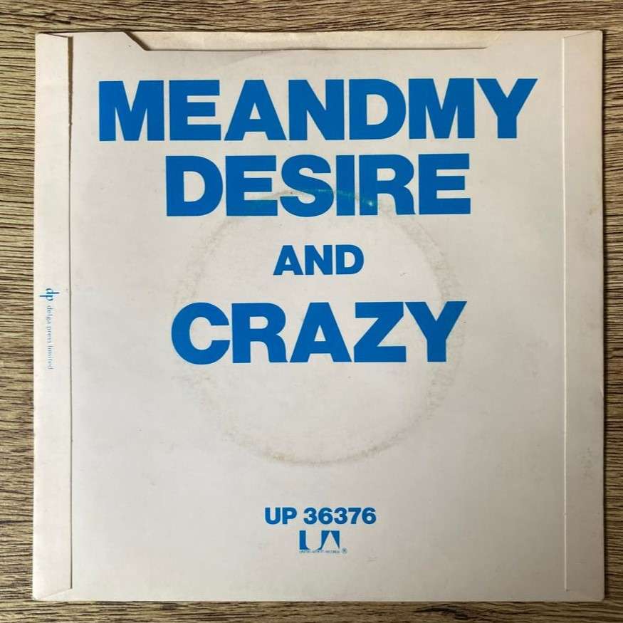 999 - Me And My Desire 7"/single (1978 UK import) VG+/VG+