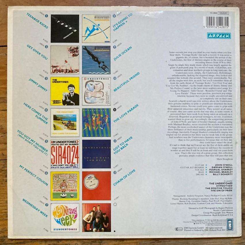 the Undertones - All Wrapped Up LP/Comp. (1983 European import) VG/VG+