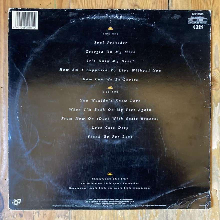 Michael Bolton - Soul Provider LP/Album (1990 SA press) VG/VG