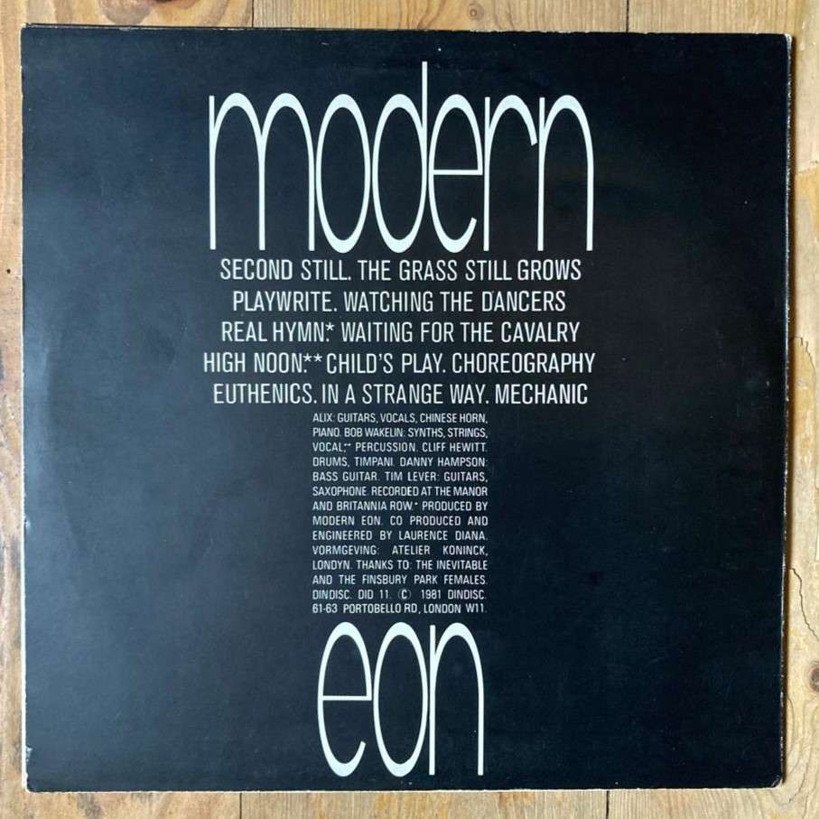 Modern Eon - Fiction Tales LP/Album (1981 UK press) G+/VG+