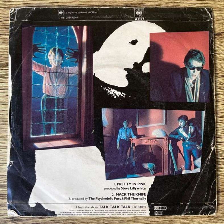 The Psychedelic Furs - Pretty In Pink 7"/single (1981 UK import) VG+/G+
