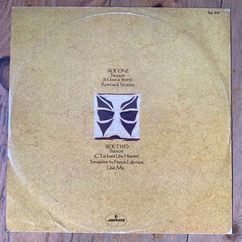 The Teardrop Explodes - Treason (It's Just a Story) 12"/single (1981 UK import)
