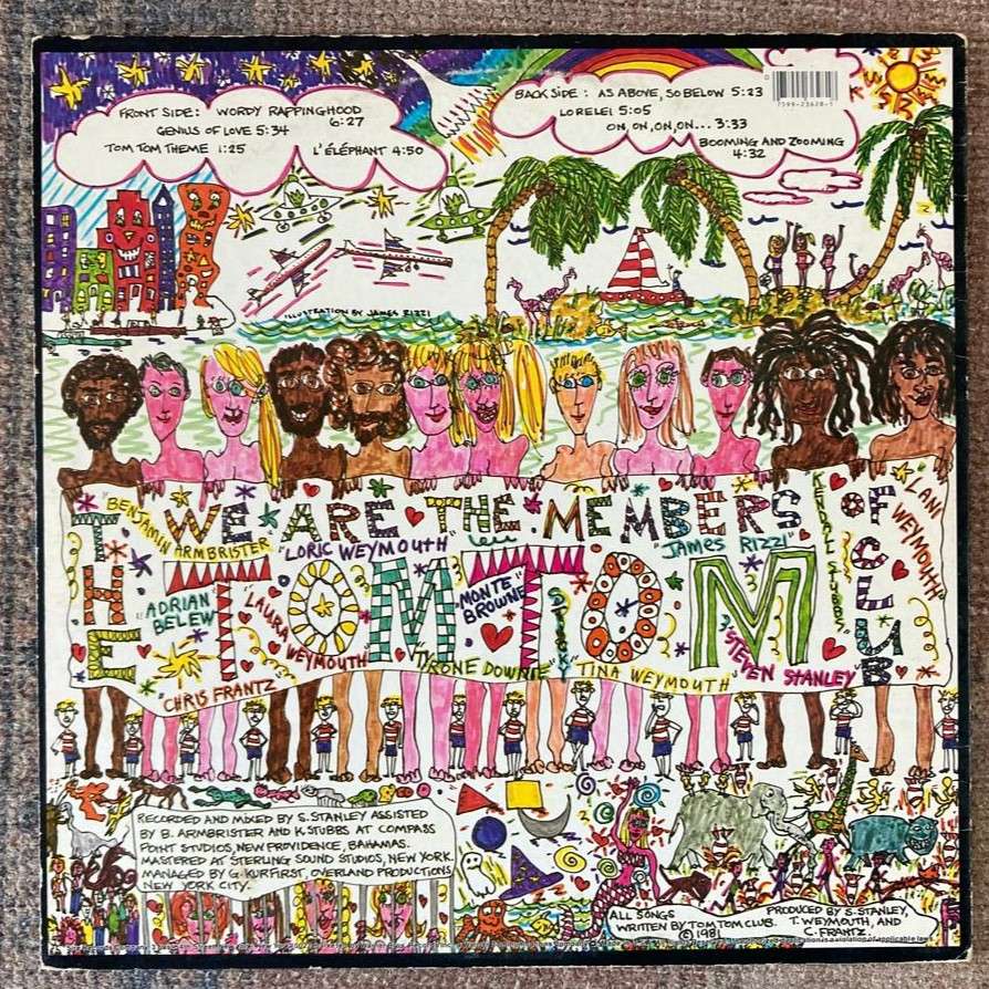 Tom Tom Club (self-titled) LP/Album (1981 US import) VG+/VG