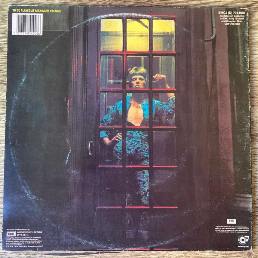 David Bowie - The Rise & Fall of Ziggy Stardust... LP/Album (1990 SA reissue) VG/G