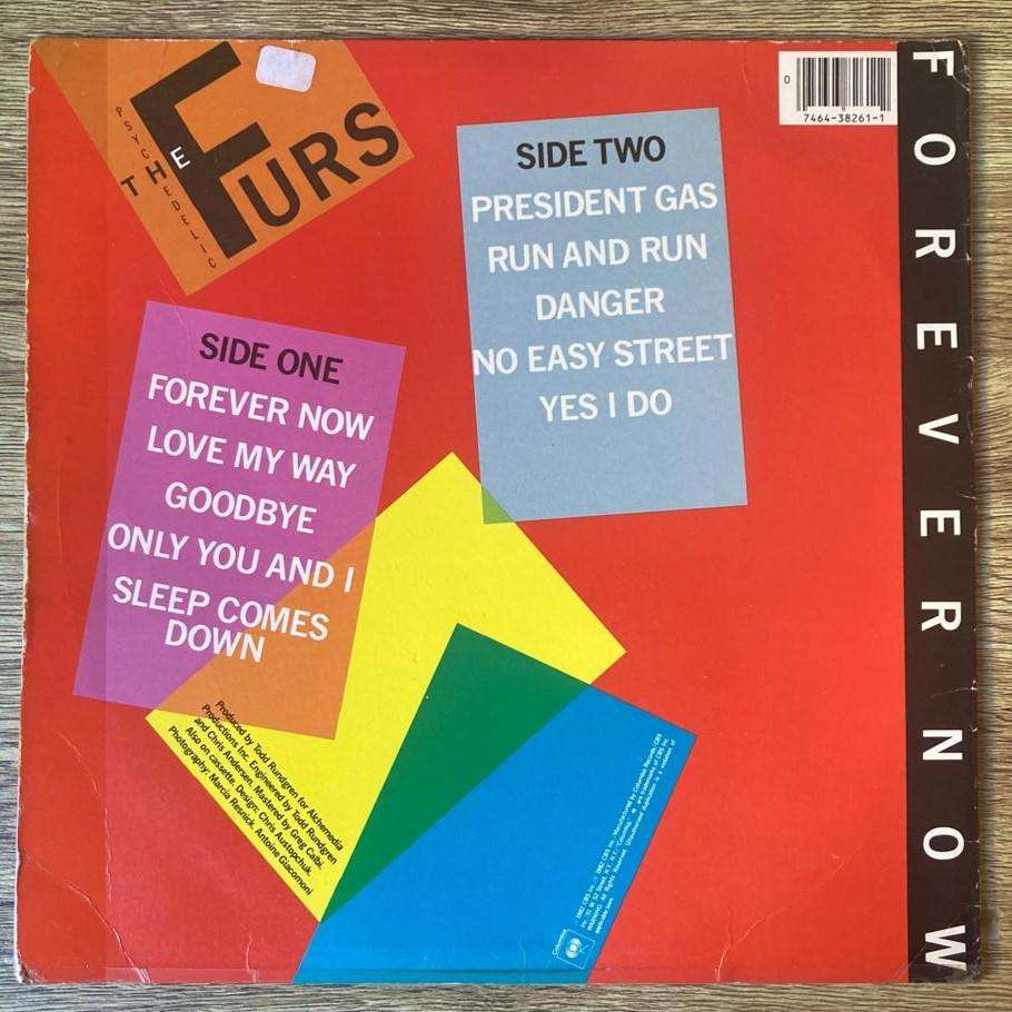 Psychedelic Furs - Forever Now LP/Album (1982 US import) VG/VG