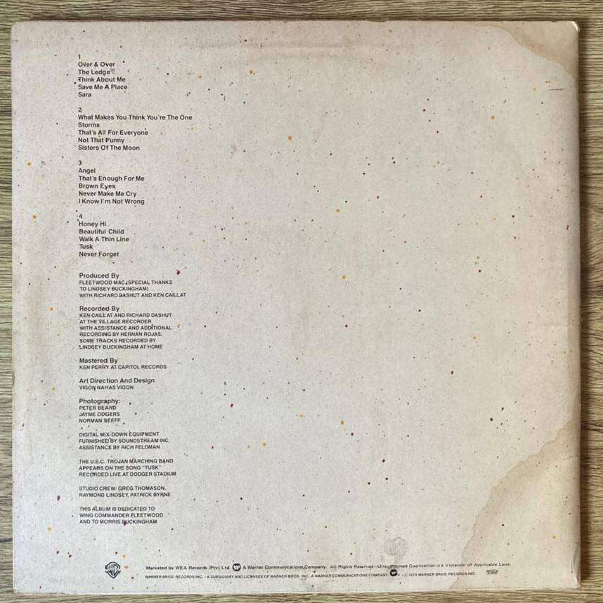 Fleetwood Mac - Tusk 2xLP/Album (1979 SA press) VG-/VG/VG