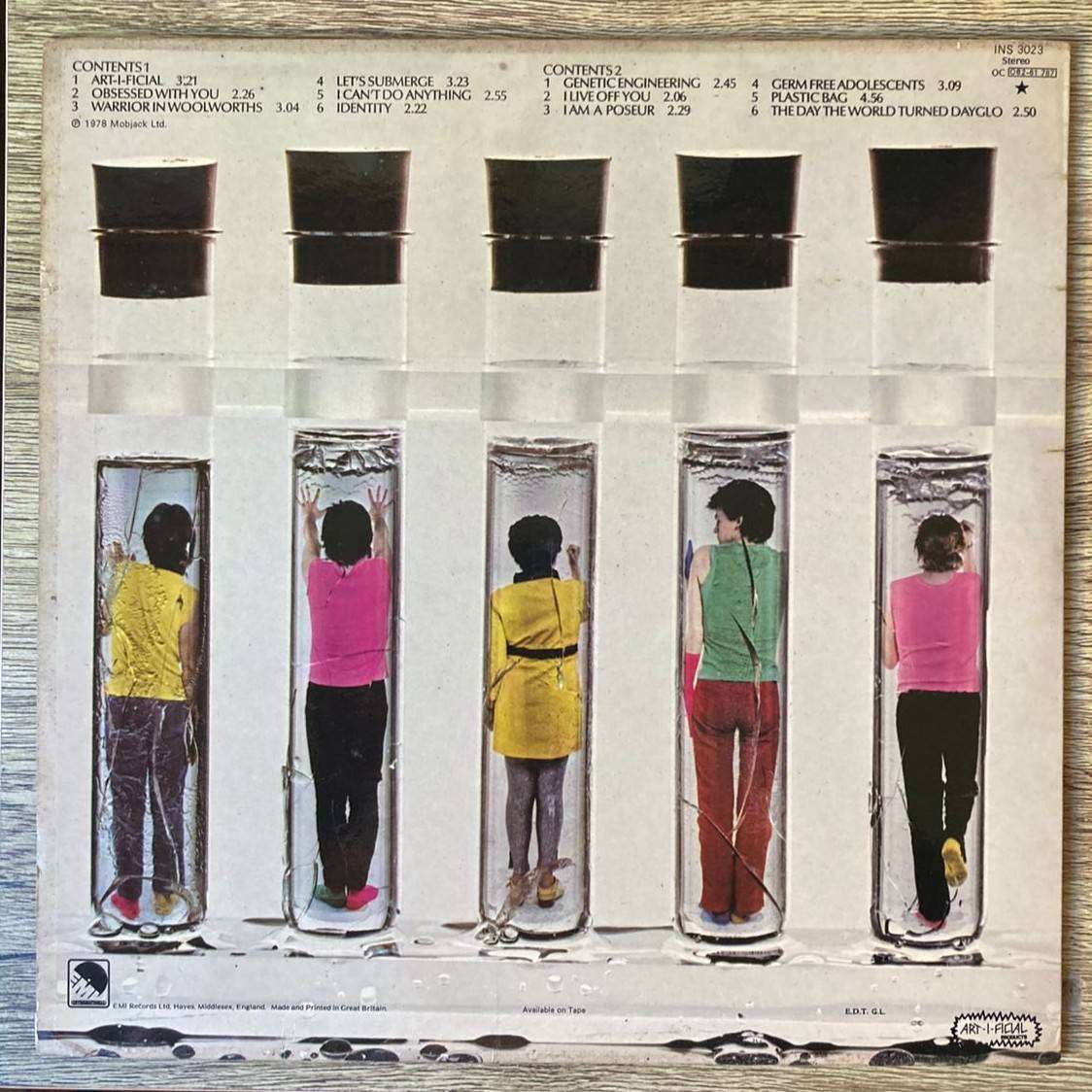 X-Ray Spex - Germfree Adolescents LP/Album (1978 UK import) VG+/VG+