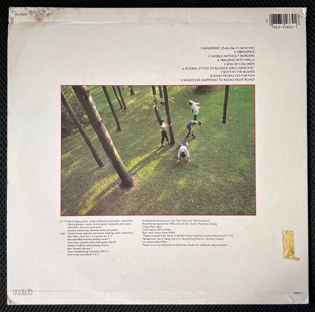 Martha & the Muffins / M+M - Danseparc LP/Album (1983 US import) VG+/VG