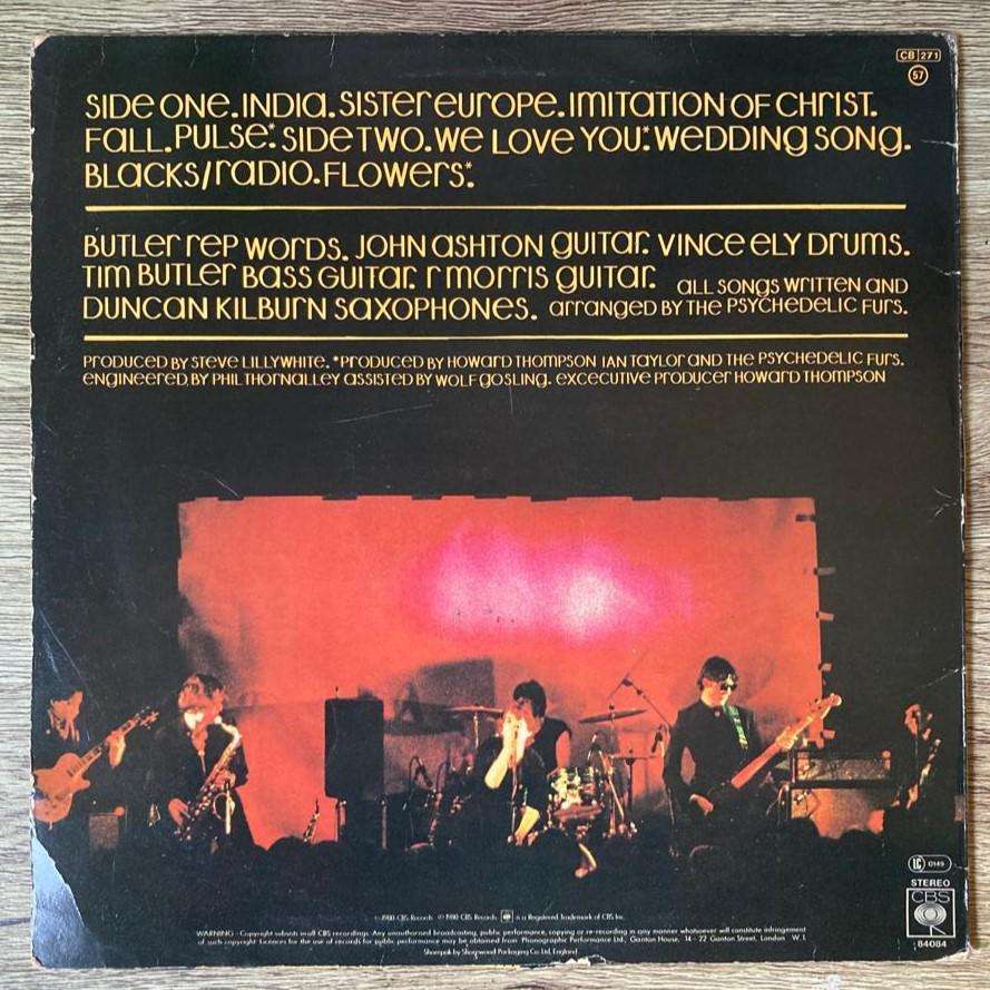 The Psychedelic Furs (self-titled) LP/Album (1980 UK import) VG+/VG