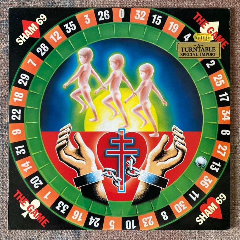 Sham 69 - The Game LP/Album (1980 UK import) VG+/VG+
