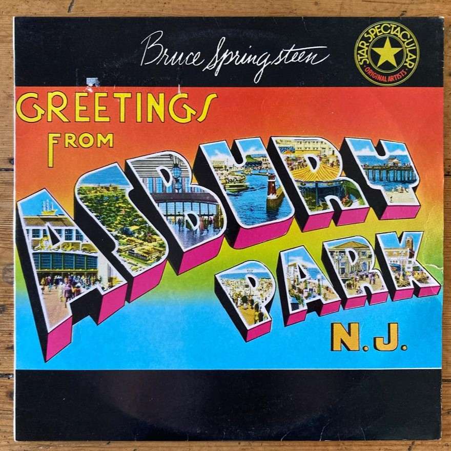 Bruce Springsteen - Greetings From Asbury Park, N.J. LP/Album (1985 SA reissue) G+/VG