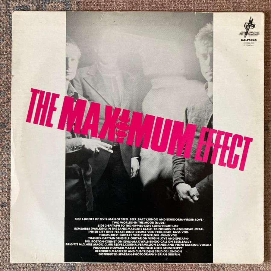 Inner City Unit - The Maximum Effect LP/Album (1981 UK import) VG/VG