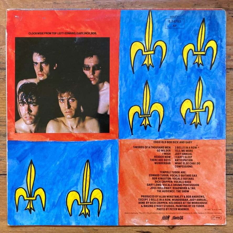 Tenpole Tudor - Eddie, Old Bob, Dick & Gary LP/Album (1981 German import) VG+/VG