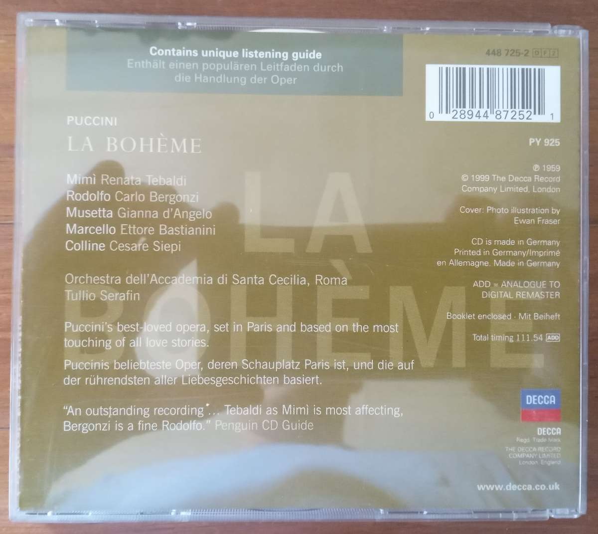 Puccini: La Boheme (2CDs)