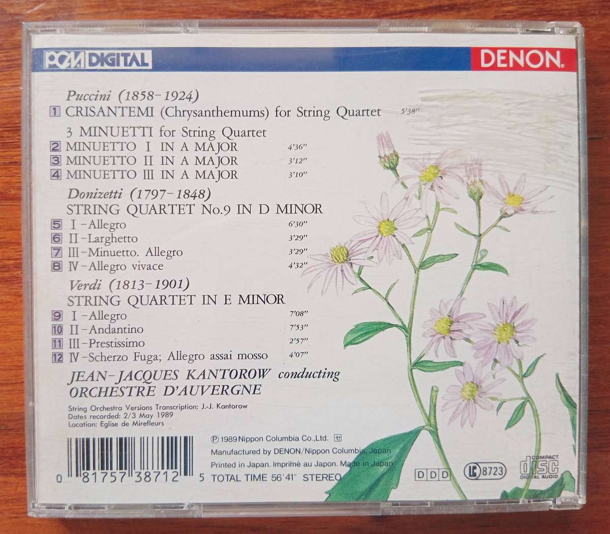 Puccini, Donizetti, Verdi: Chamber Music arranged for String Orchestra