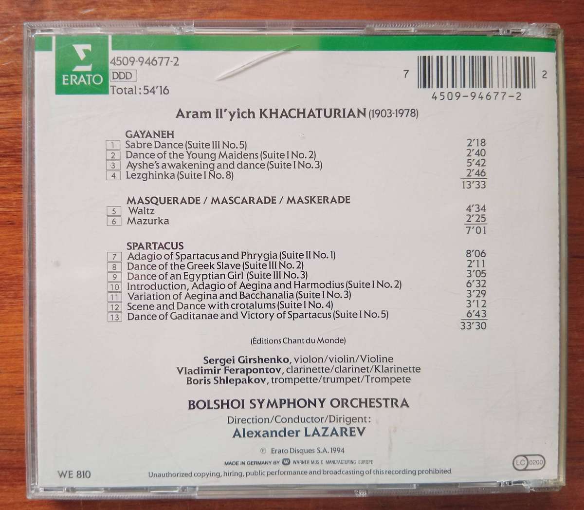 Khachaturian: Selections from Ballets