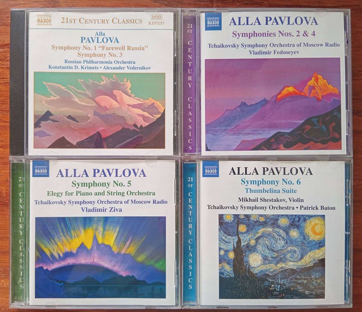 Alla Pavlova: Symphonies 1-6, Thumbelina Suite (4CDs)