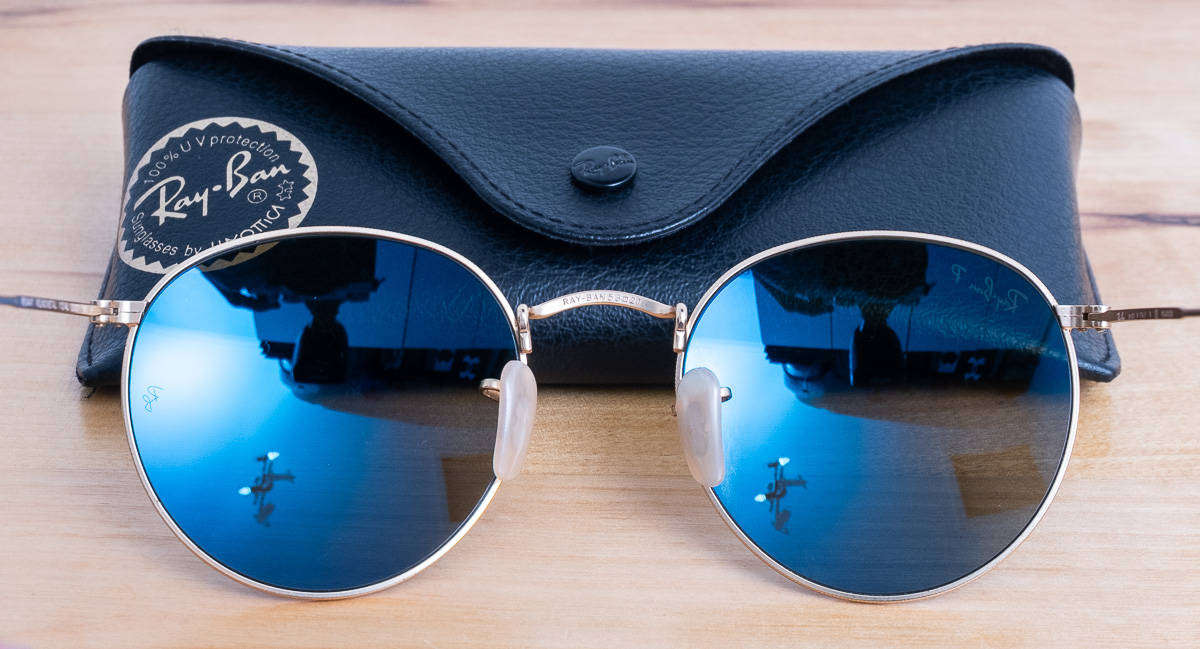 Ray-Ban Round Metal RB3447 Polarized 112/4L 53-21 145