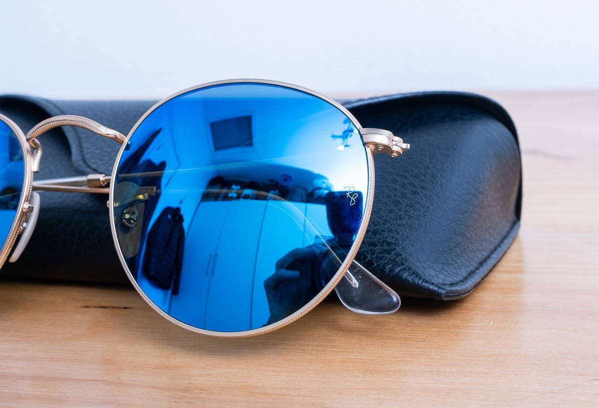 Ray-Ban Round Metal RB3447 Polarized 112/4L 53-21 145