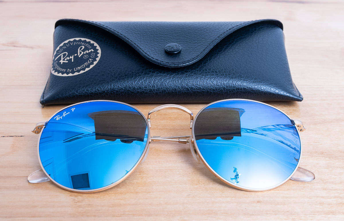 Ray-Ban Round Metal RB3447 Polarized 112/4L 53-21 145