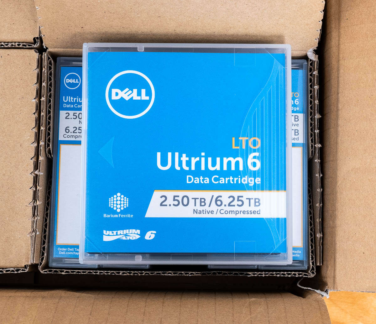 Box of 20 x DELL LTO6 Ultrium 6 2.5TB/6.25TB Data Cartridge Tape Media
