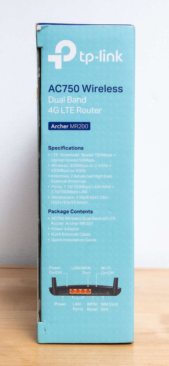 Tp-link Archer MR200 AC750 Wireless Dual Band 4G Router