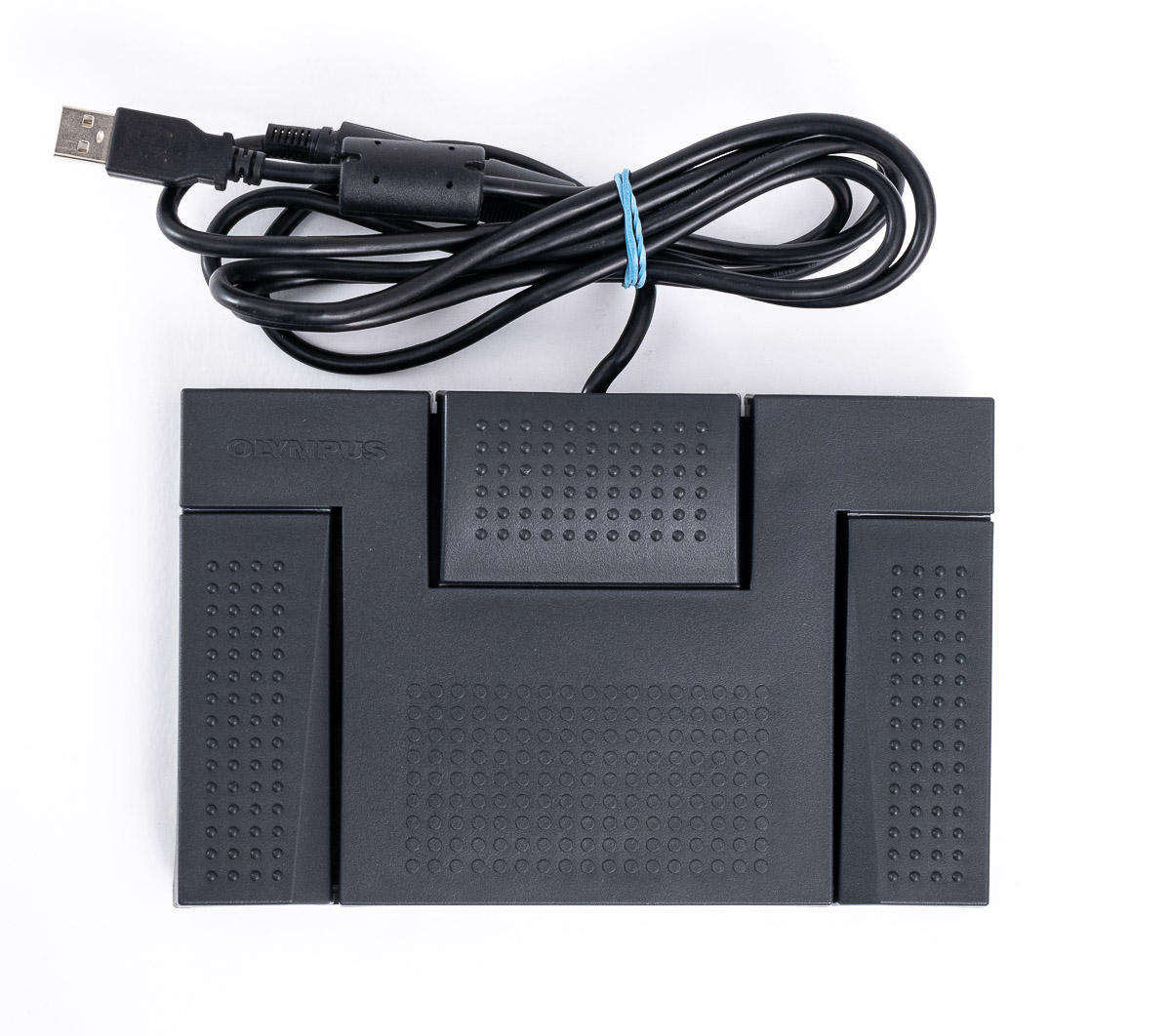 Olympus RS-28 3-Pedal USB Foot Control for Transcription RS28 for use w/ Olympus Software Dictation