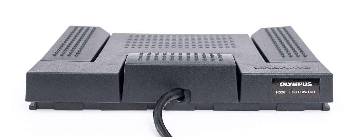 Olympus RS-28 3-Pedal USB Foot Control for Transcription RS28 for use w/ Olympus Software Dictation