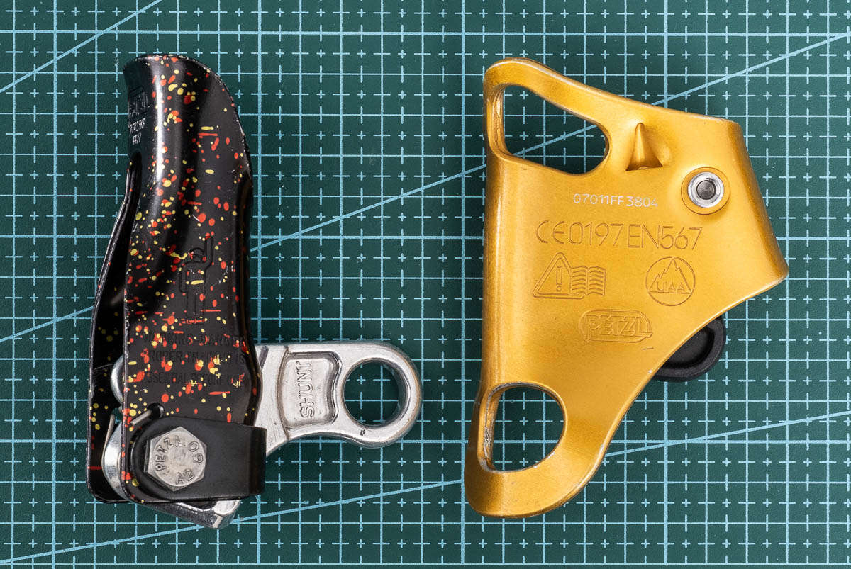 Rope Access Gear - Petzl Stop Descender * Petzl Shunt Backup Device * Petzl Croll L Chest Ascender