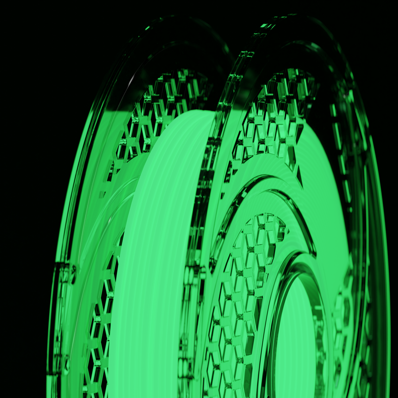 SA Filament SBS Glow In The Dark Green 500gram