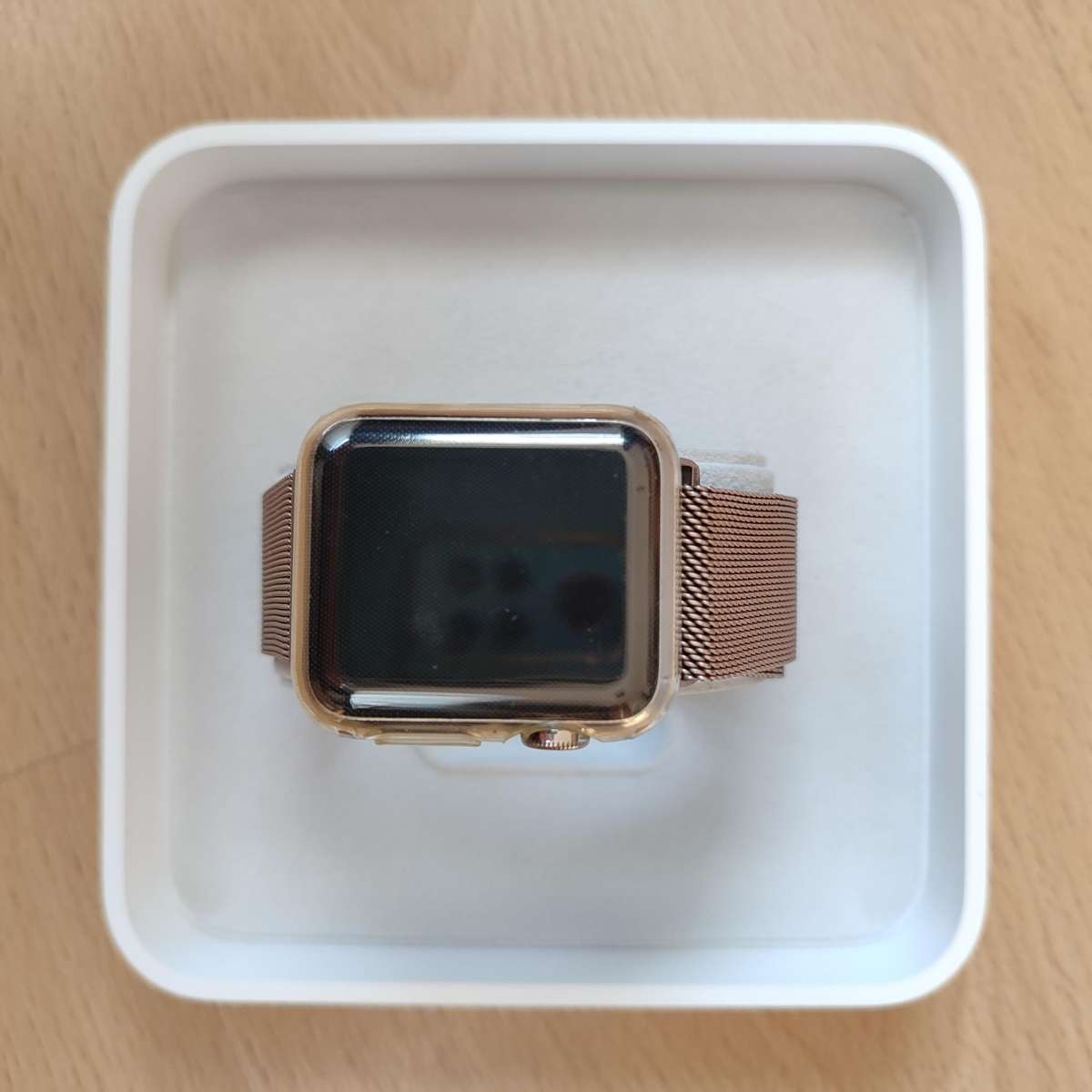 Apple series1 38mm Watch Box Set, Packaging & 2m Apple Watch Charging Cable.